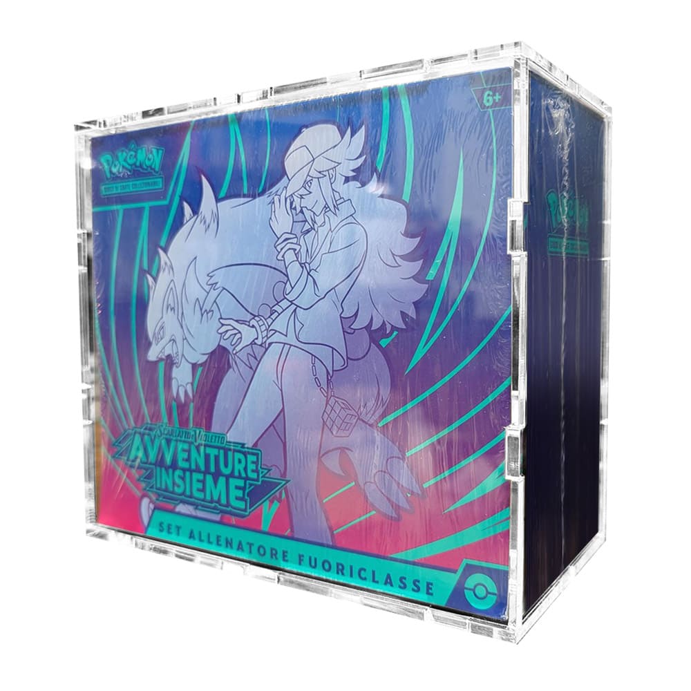 Case Protettivo Pokemon ETB Plexiglass a incastro