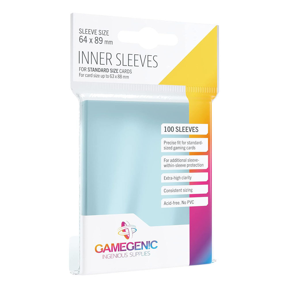 Gamegenic Inner Sleeves 64 × 89 mm 100 pezzi