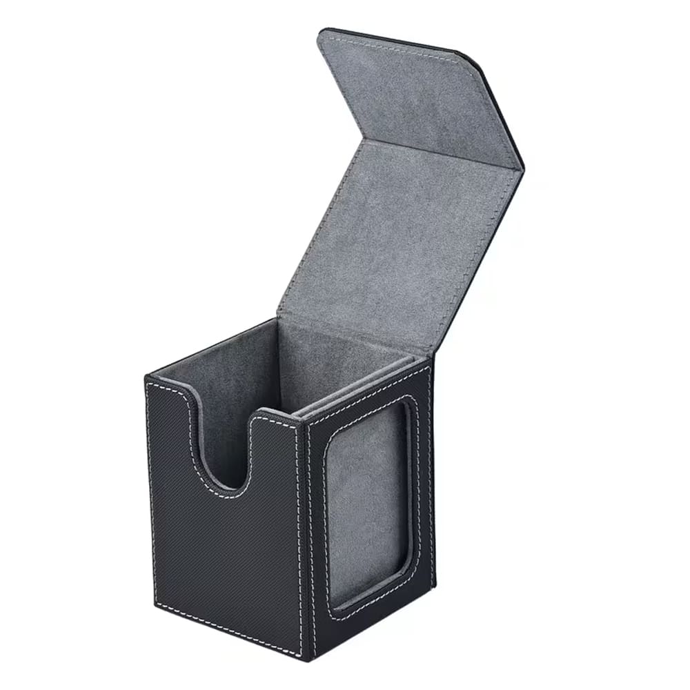Deck Box Con Display 120 Carte Nero Grigio