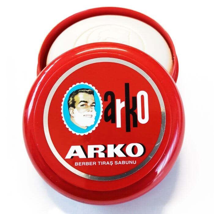Arko shaving soap solid in a bowl 90g