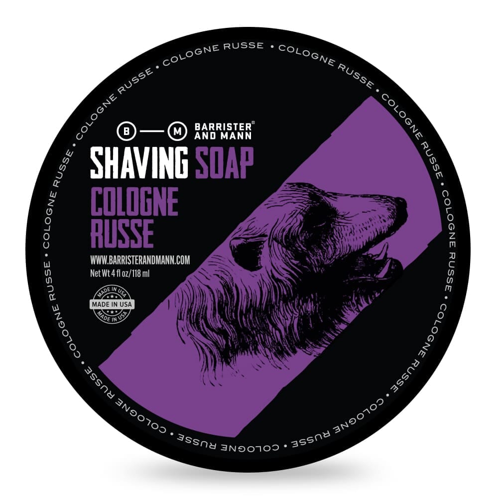 Barrister and Mann shaving soap Cologne Russe 118ml
