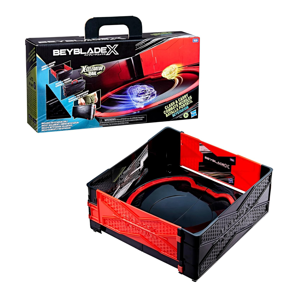 Beyblade X Clash and Carry Beystadium
