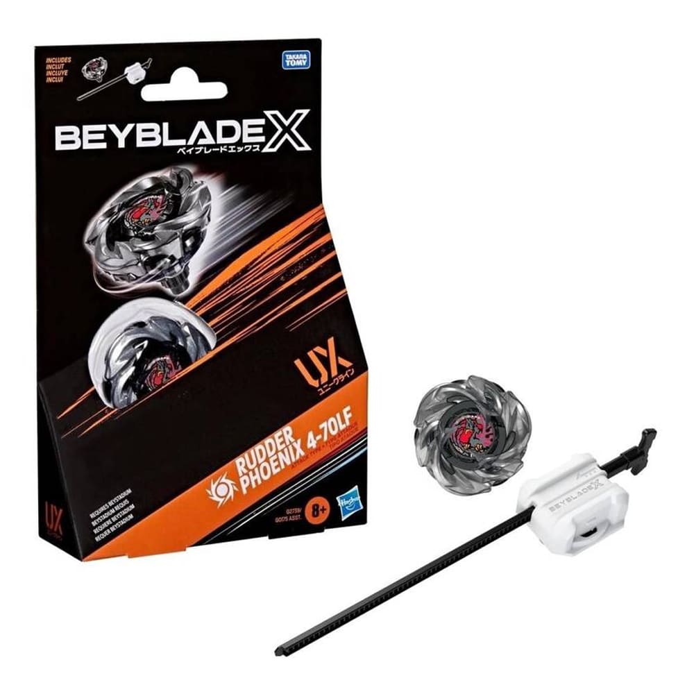Beyblade X Rudder Phoenix 4-70LF Starter Pack