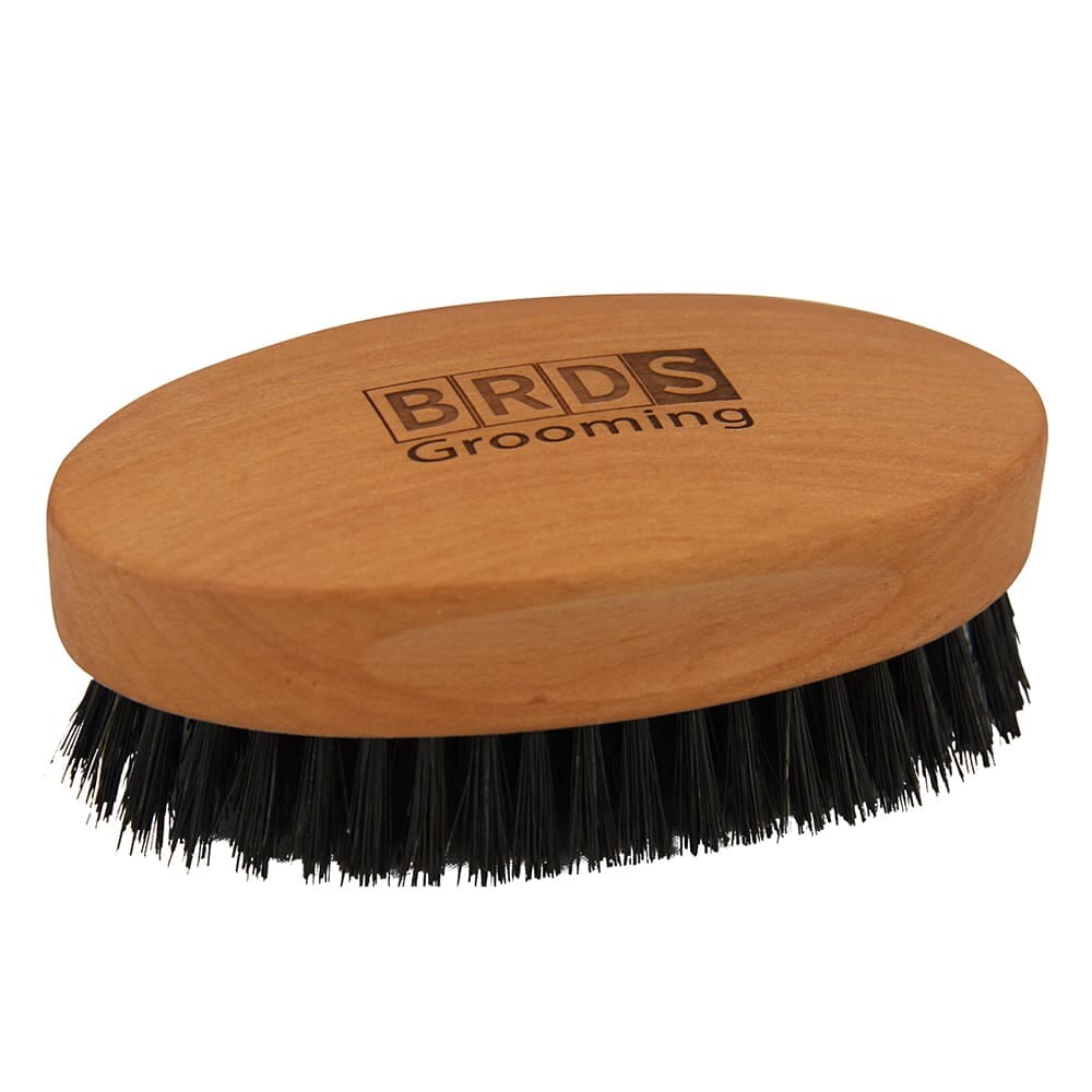 BRDS grooming spazzola barba in setola di cinghiale misura L
