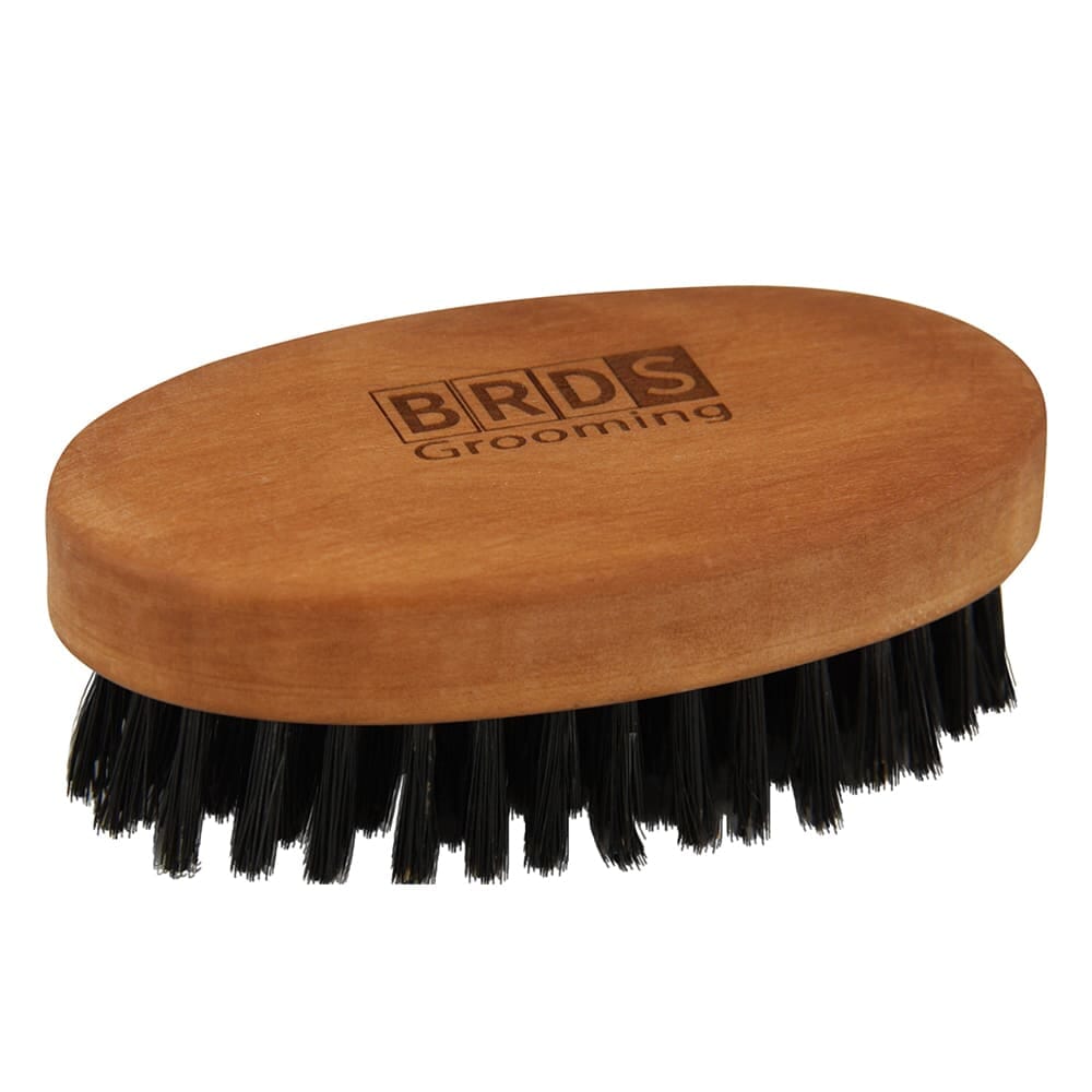 BRDS grooming spazzola barba in setola di cinghiale misura M