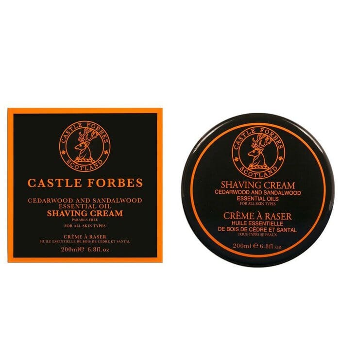 Castle Forbes shaving cream cedarwood sandalwood 200ml