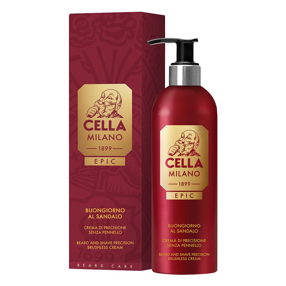 Cella Epic crema di precisione barba Buongiorno al Sandalo 175ml