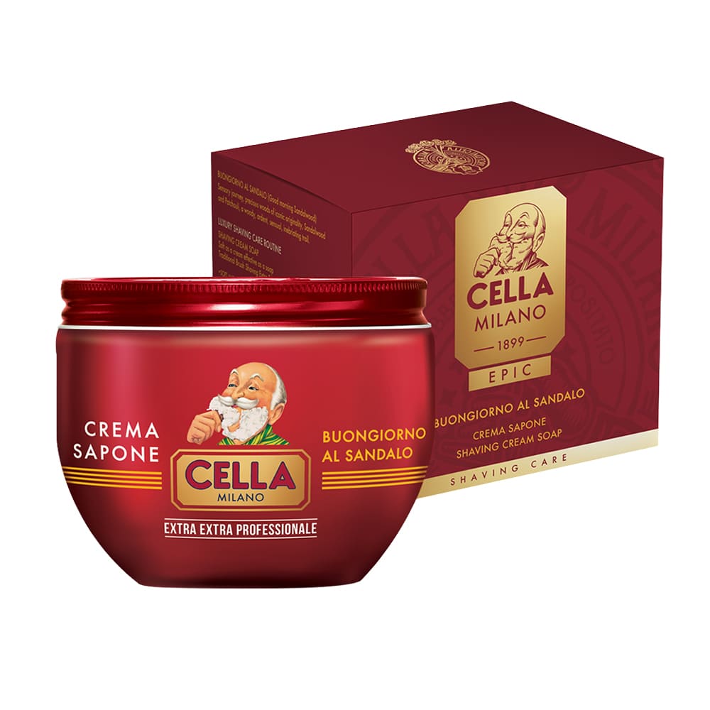 Cella Epic sapone da barba Buongiorno al Sandalo 300ml