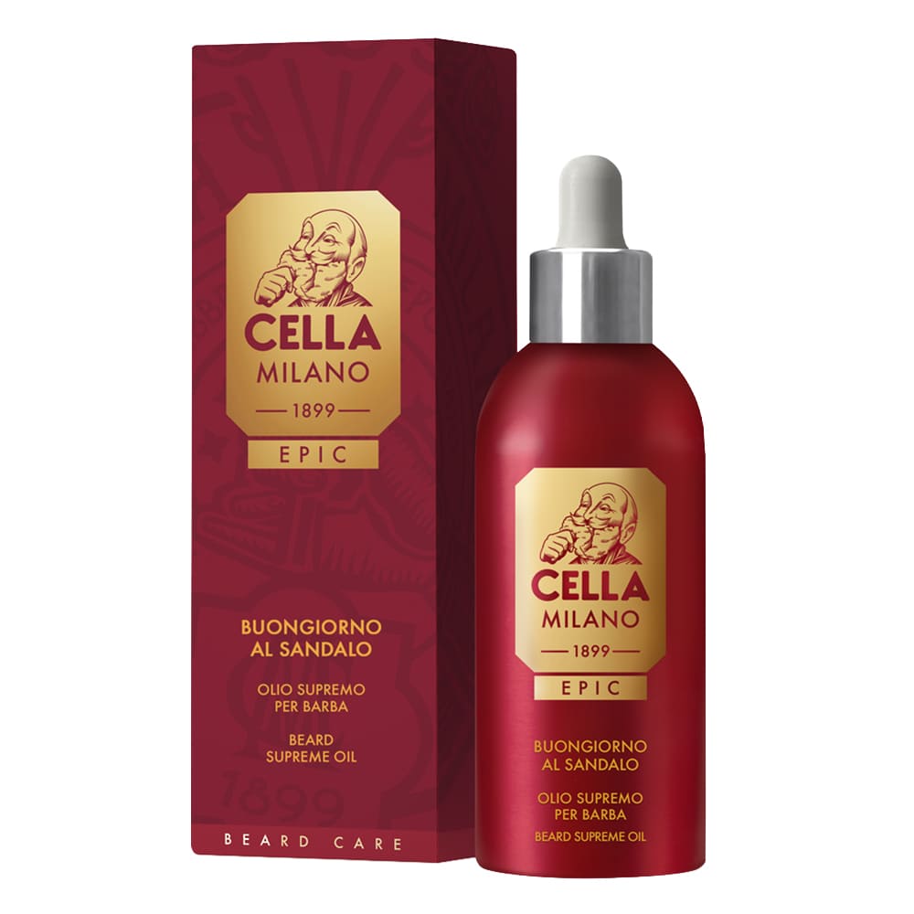 Cella Epic olio barba Buongiorno al Sandalo 50ml