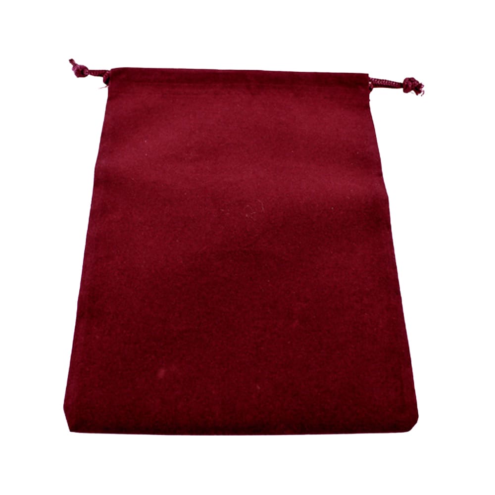 Sacchetto per dadi grande bordeaux 12,7x19,05 cm
