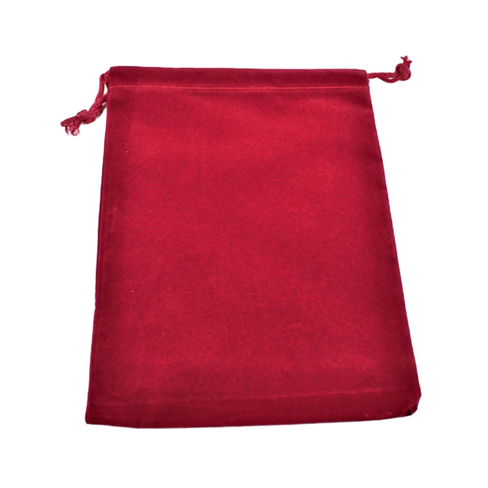 Sacchetto per dadi grande rosso 12,7x19,05 cm