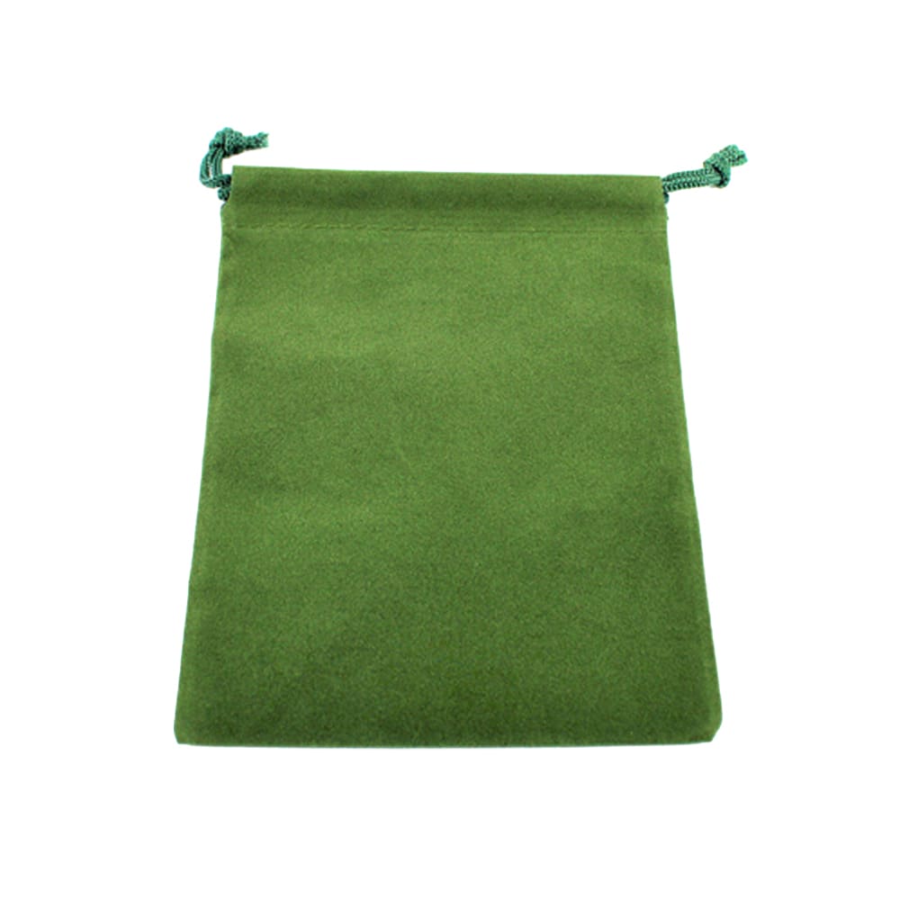 Sacchetto per dadi piccolo verde 10,16X 13,97cm