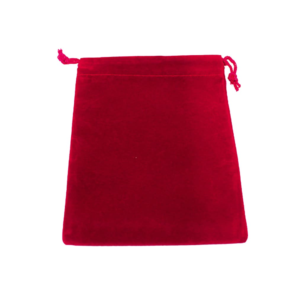 Sacchetto per dadi piccolo rosso 10,16X 13,97cm