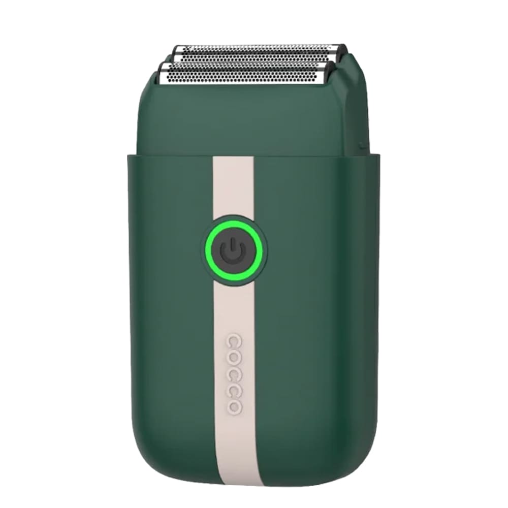 Cocco Rasoio Elettrico Veloce Lite Verde e Bianco