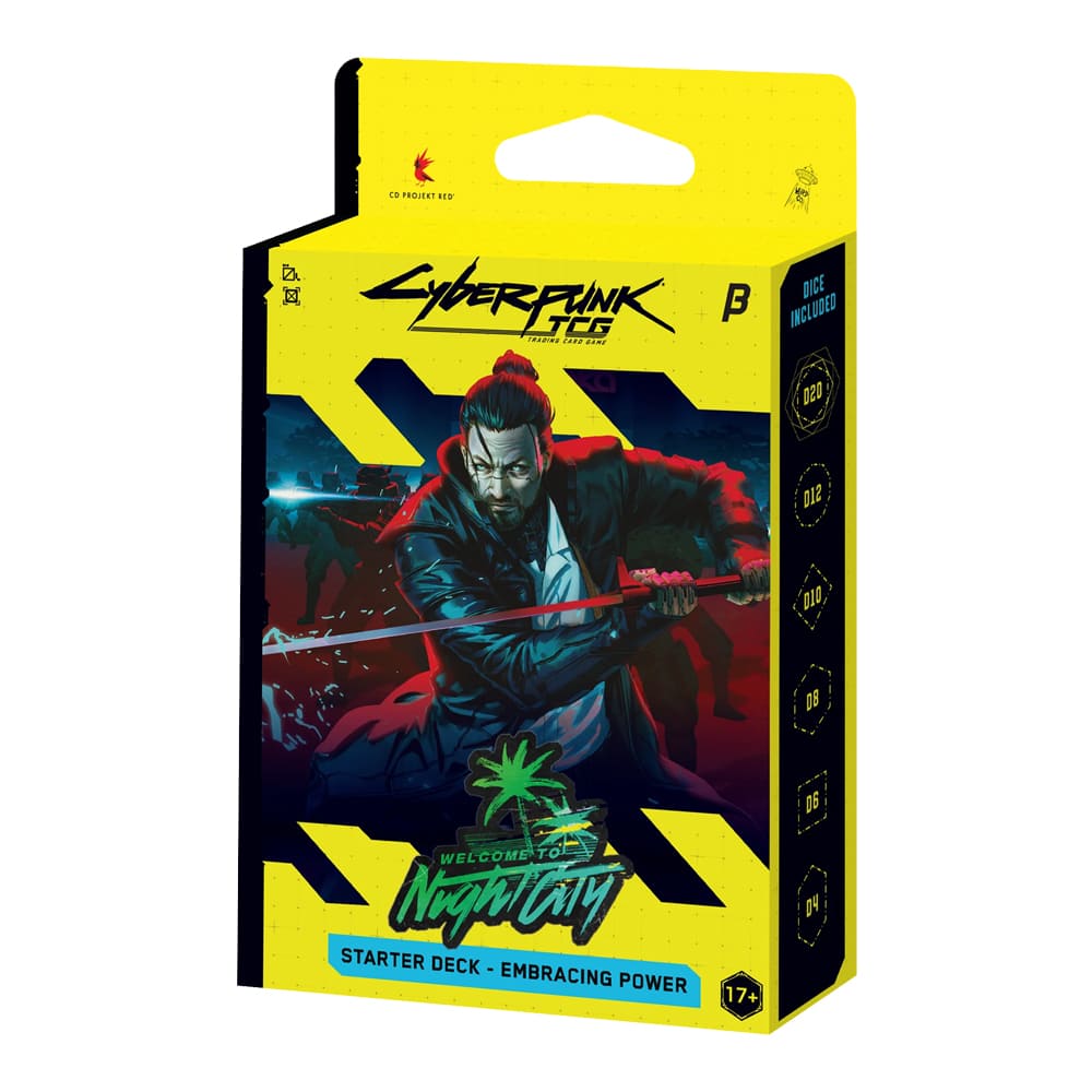 Cyberpunk TCG Welcome to Night City Beta Starter Deck Embracing Power ENG