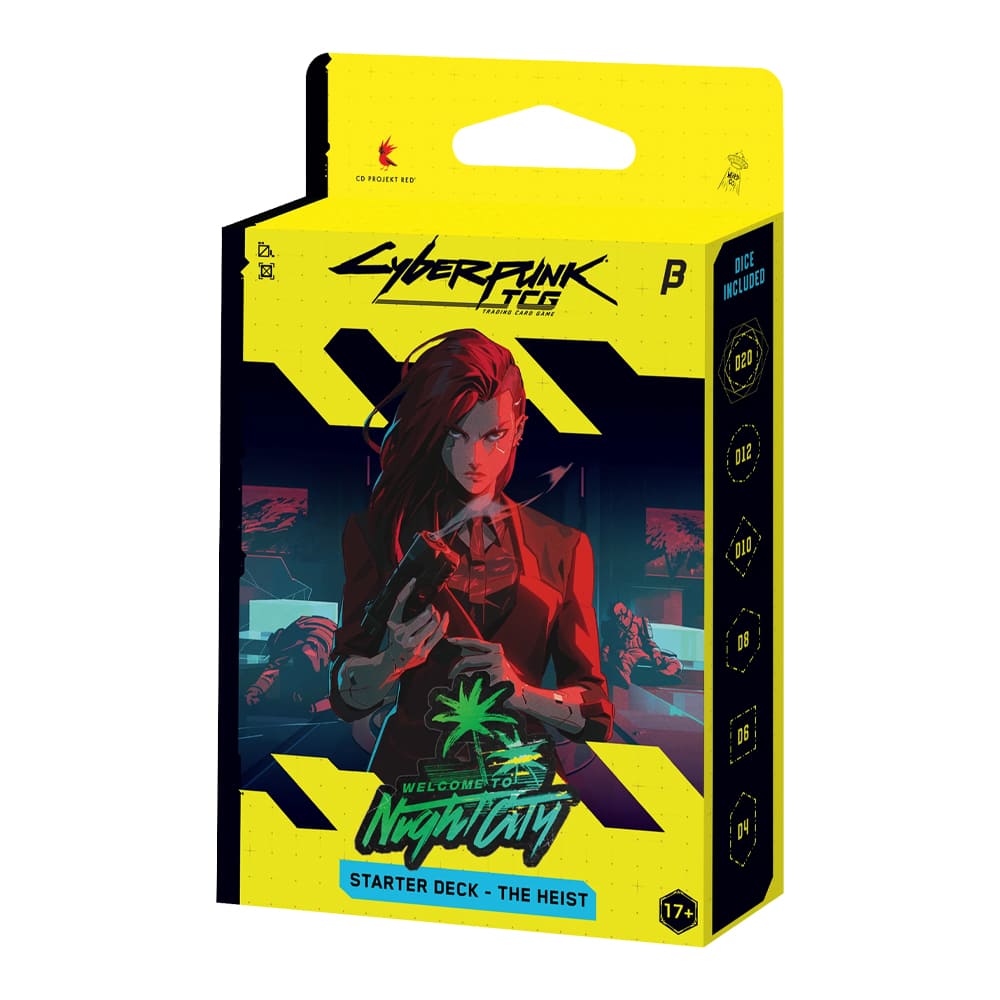 Cyberpunk TCG Welcome to Night City Beta Starter Deck The Heist ENG