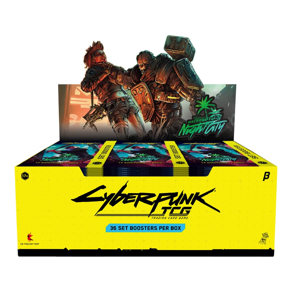 Cyberpunk TCG Welcome to Night City Beta Booster Box 36 bustine ENG