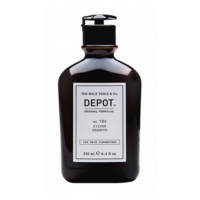 Depot 104 silver shampoo 250ml. for grey, white or bleached hair