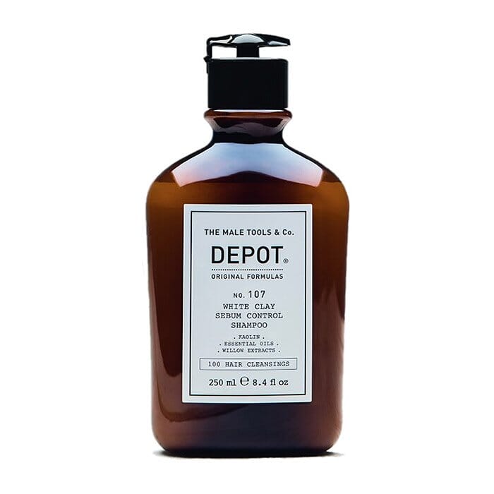 Depot 107 shampoo per capelli grassi argilla bianca 250ml