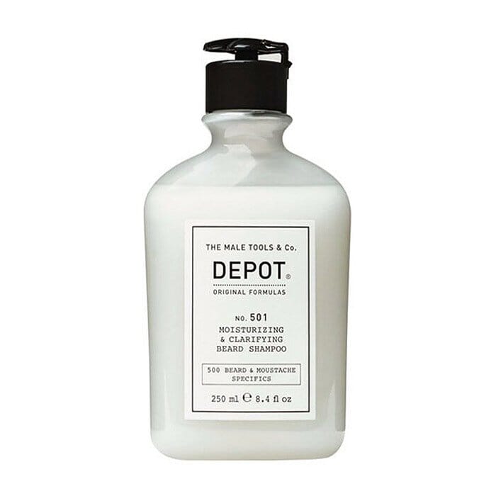 Depot 501 shampoo idratante e purificante per barba 250ml