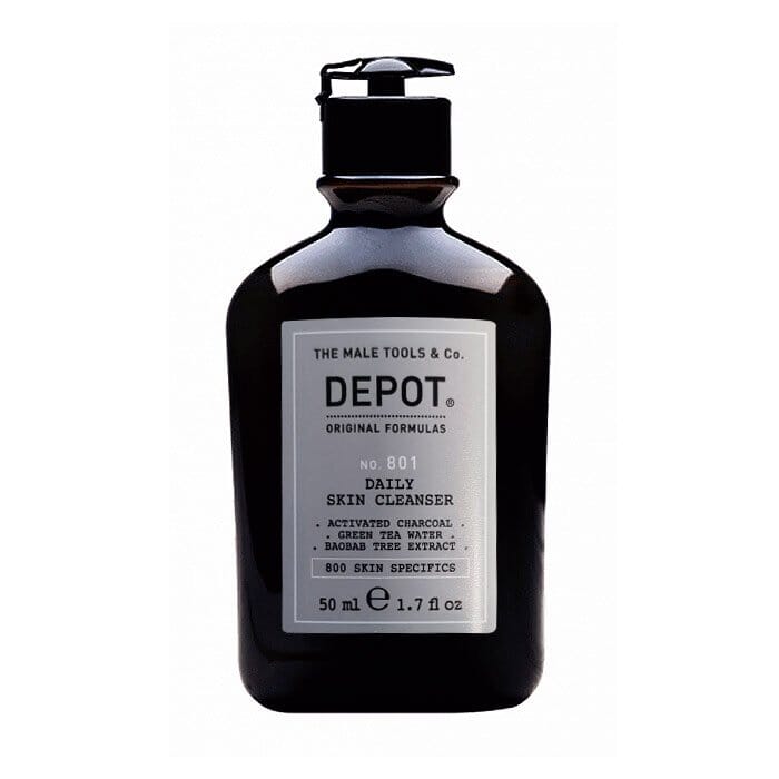 Depot 801 detegente quotidiano per la pelle ai carboni attivi 50ml
