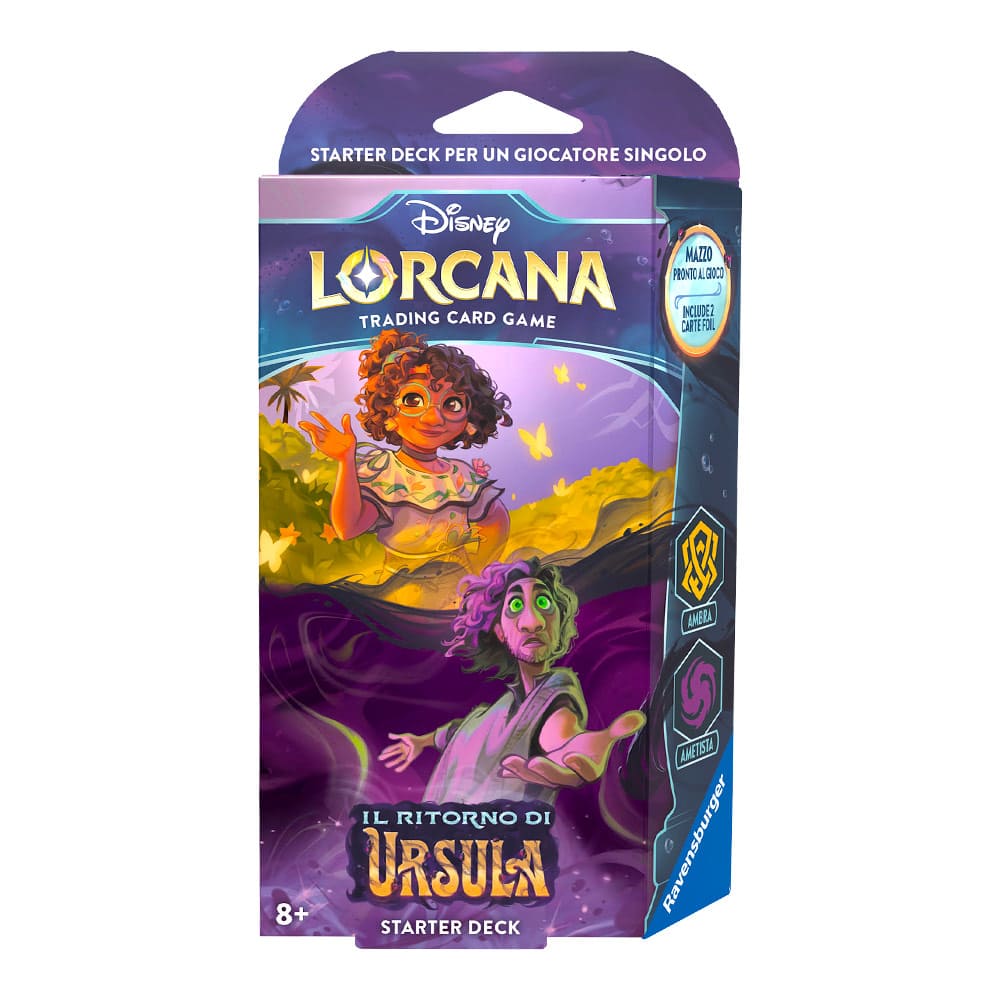 Disney Lorcana Il ritorno di Ursula Starter Deck Ambra Ametista ITA