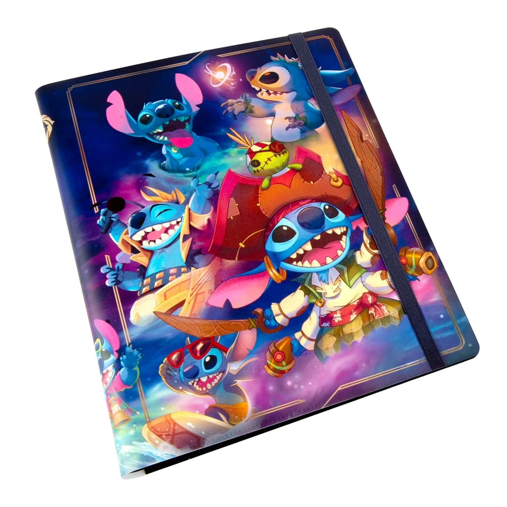 Disney Lorcana Album Raccoglitore Stitch 14 Pagine 9 Tasche