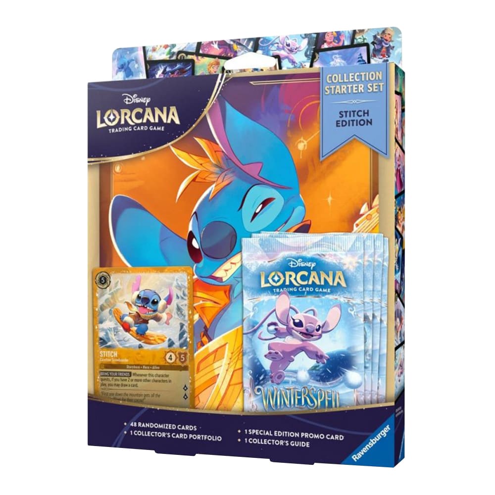 Disney Lorcana Winterspell Collector Starter Set Stitch ENG