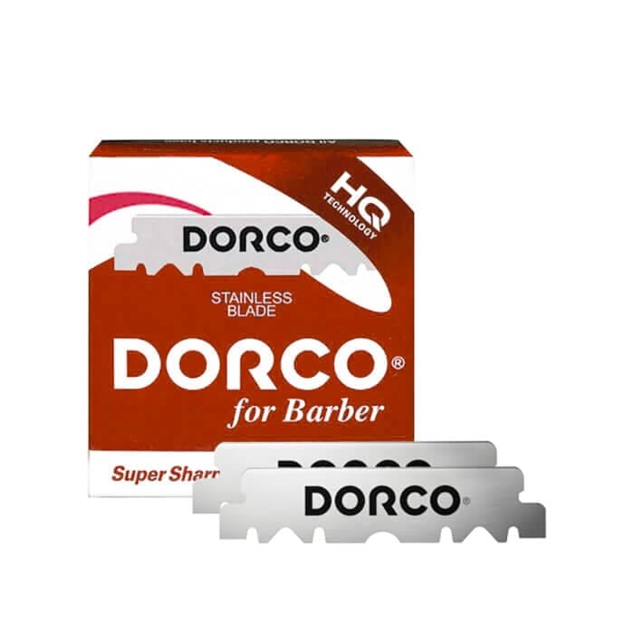 100 mezze lamette da barba Dorco Prime Red Japanese Steel
