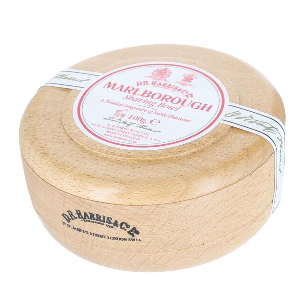 Dr Harris sapone da barba Marlborough in ciotola di legno 100g