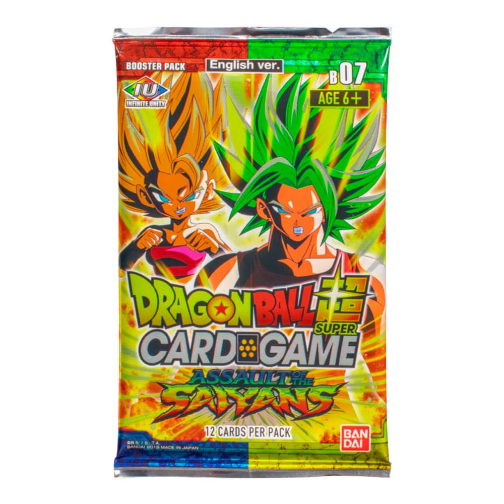 Dragon Ball Super B07 Assault of the Saiyans Booster Pack 1 Bustina ITA