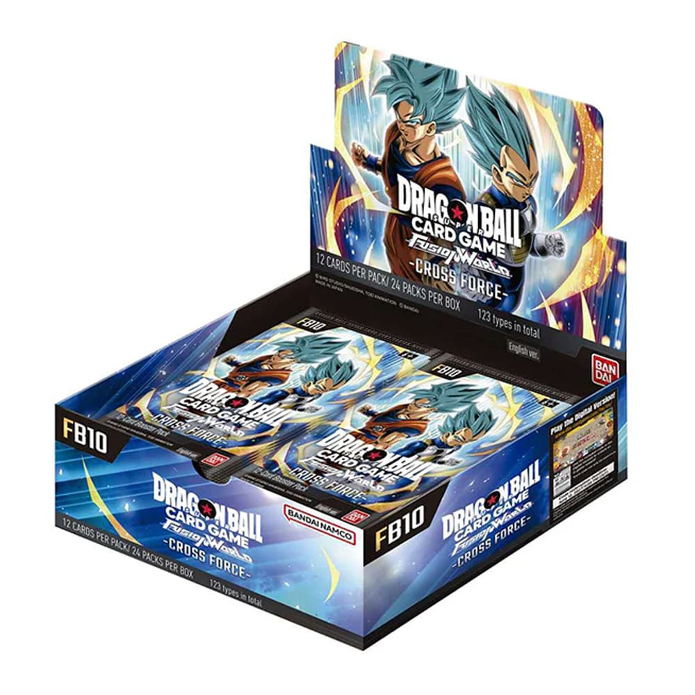 Dragon Ball Fusion World FB10 Cross Force Booster Box 24 Bustine ENG