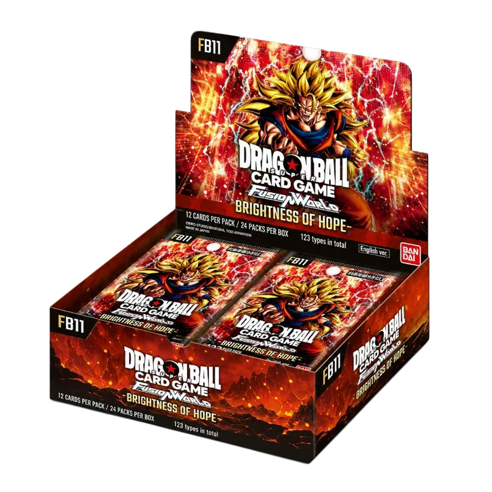 Dragon Ball Fusion World FB11 Brightness of Hope Booster Box 24 Bustine ENG