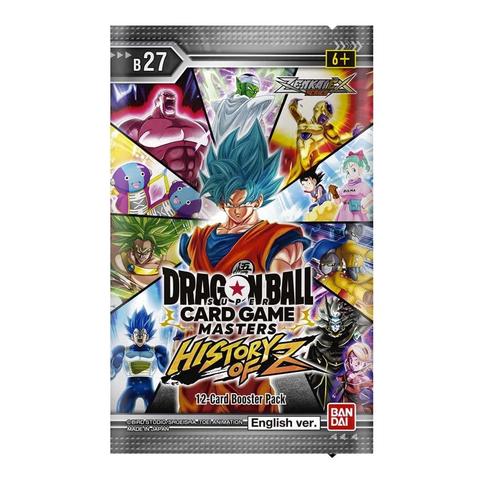 Dragon Ball Super B27 History of Z Booster Pack 1 Bustina ENG