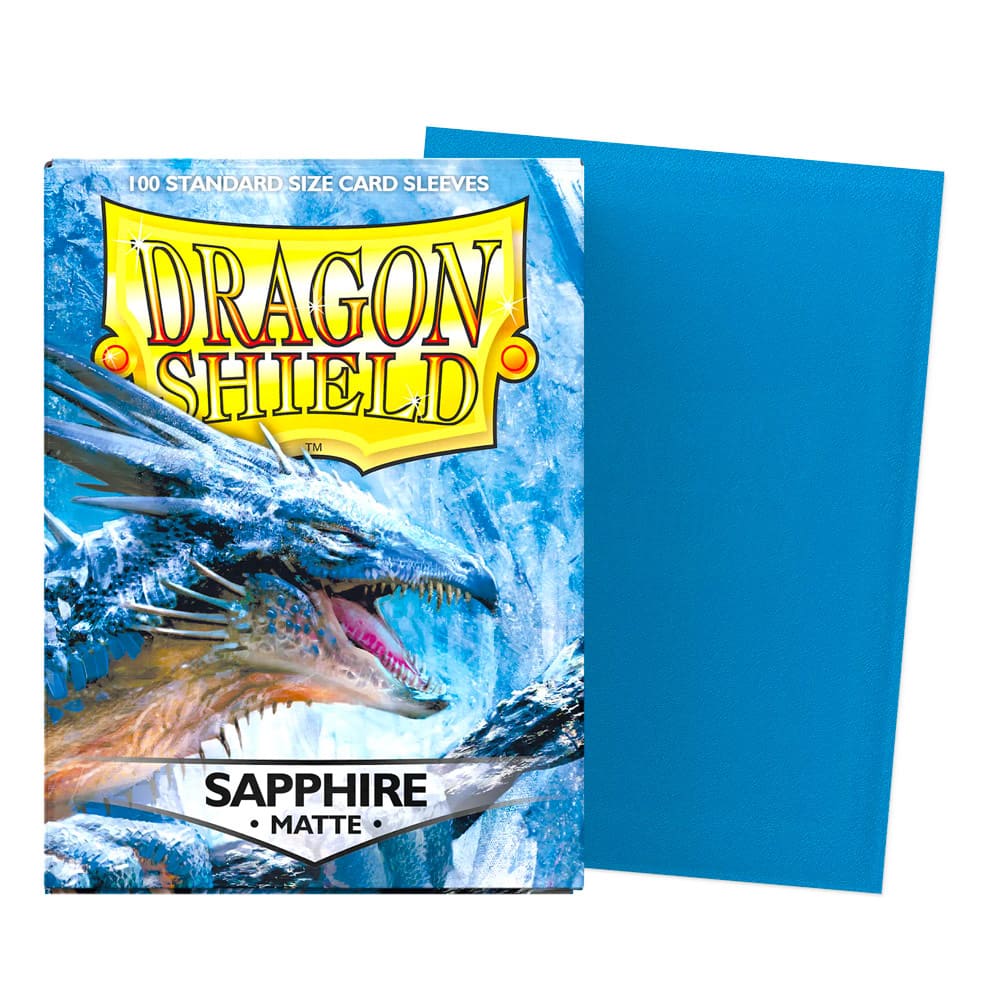 Dragon Shield Sapphire Matte Standard - 100 bustine