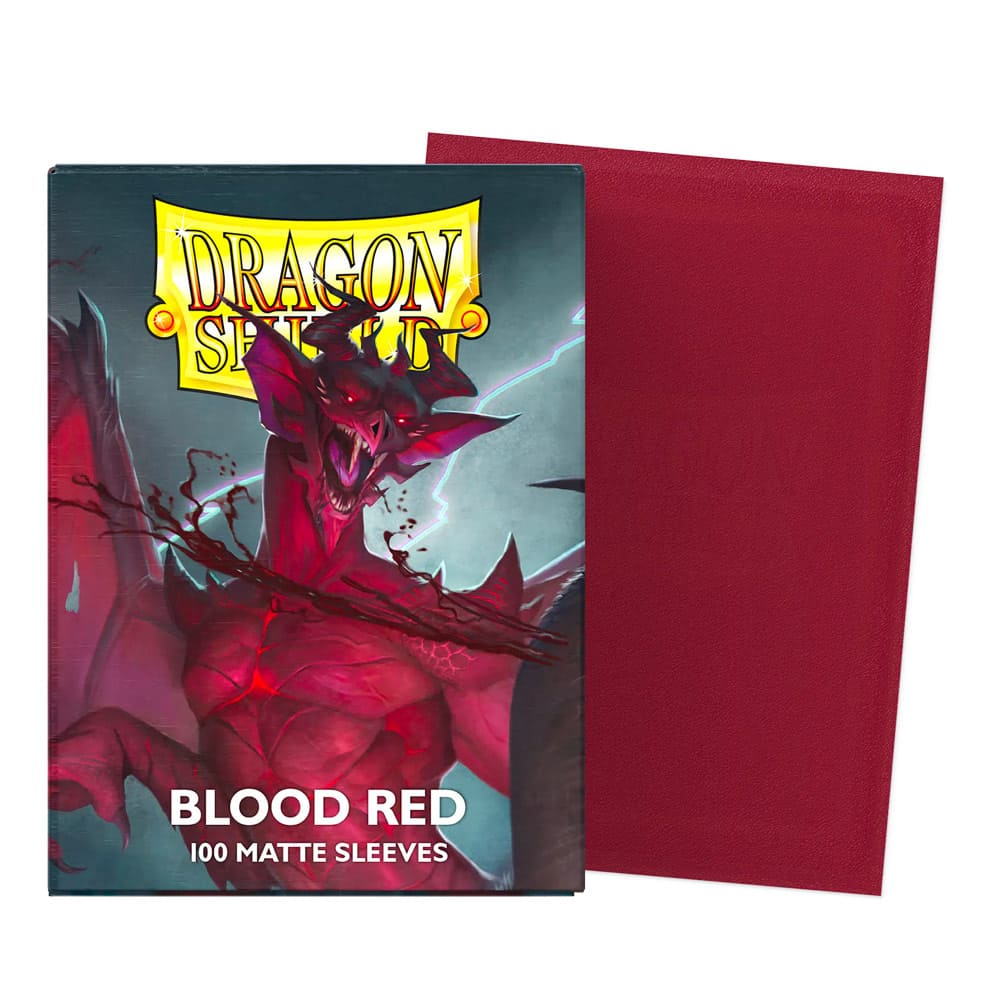 Dragon Shield Blood Red Matte Standard - 100 bustine
