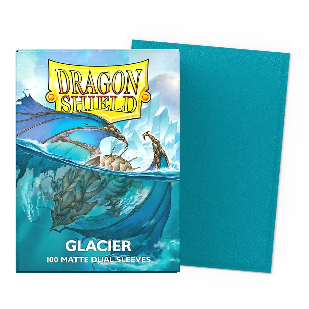 Dragon Shield Glacier Dual Matte Bustine protettive Standard 100 pezzi