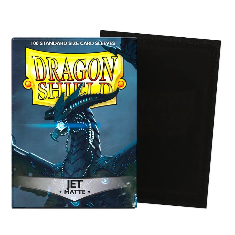 Dragon Shield Jet Matte Standard - 100 bustine