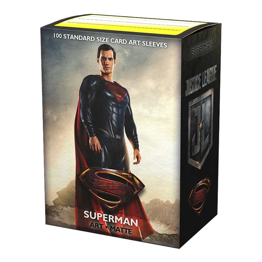 Dragon Shield Justice League Superman Matte Art 100 sleeve Standard