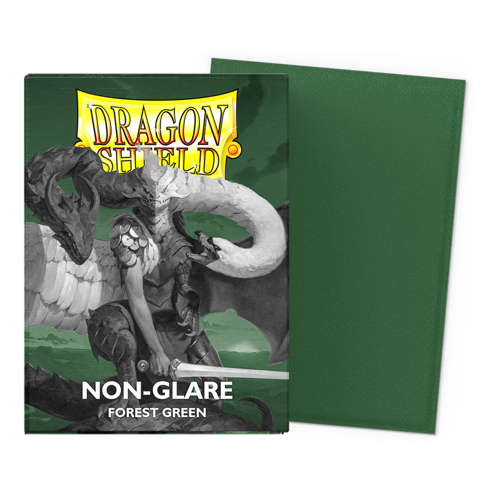 Dragon Shield Forest Green Non-Glare Matte Standard - 100 Bustine