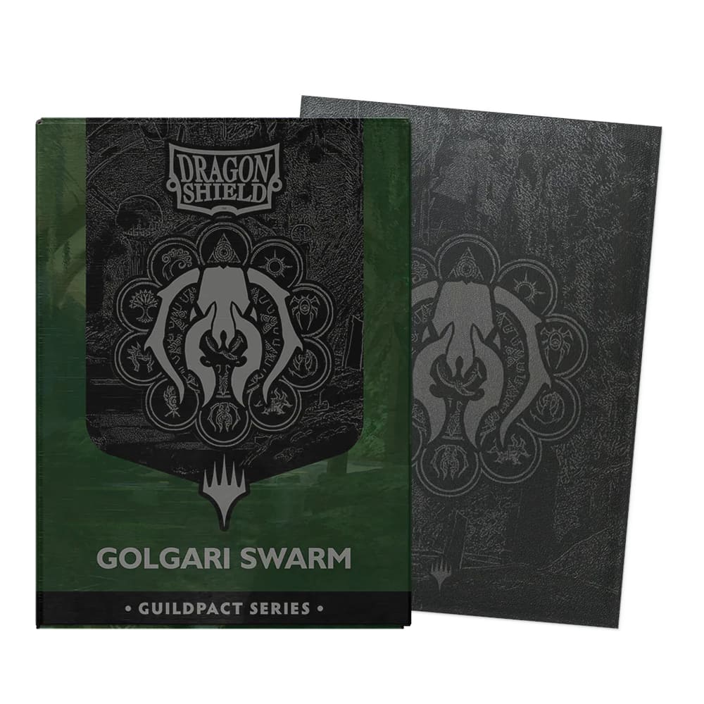 Dragon Shield Golgari Swarm Guildpact Series Matte Dual Art - 100 Bustine