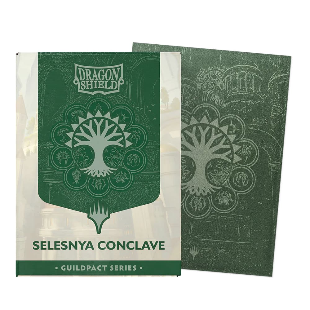 Dragon Shield Selesnya Conclave Guildpact Series Matte Dual Art - 100 Bustine