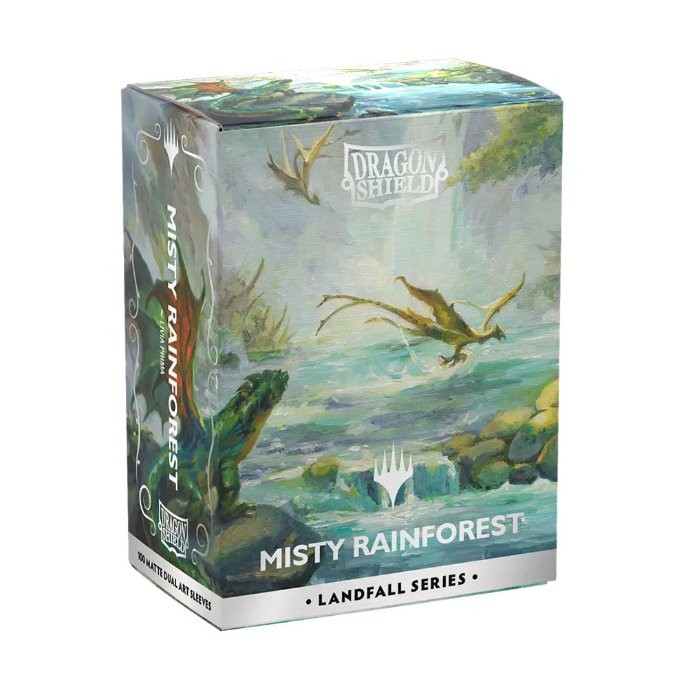 Dragon Shield Misty Rainforest Landfall Series Matte Dual Art - 100 bustine