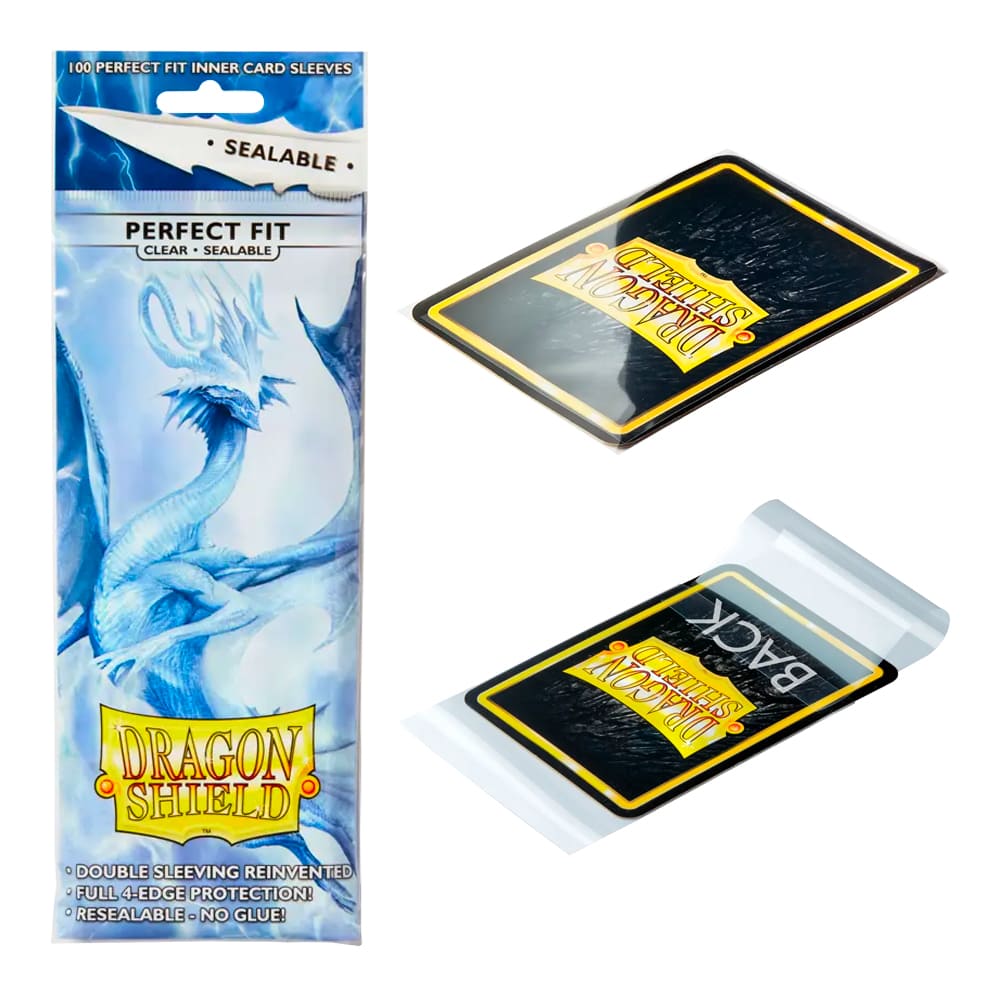 Dragon Shield Perfect Fit Sealable Clear 100 pezzi