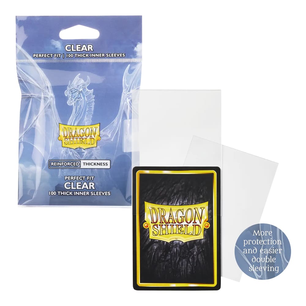 Dragon Shield Perfect Fit Thick Inner Clear 100 pezzi