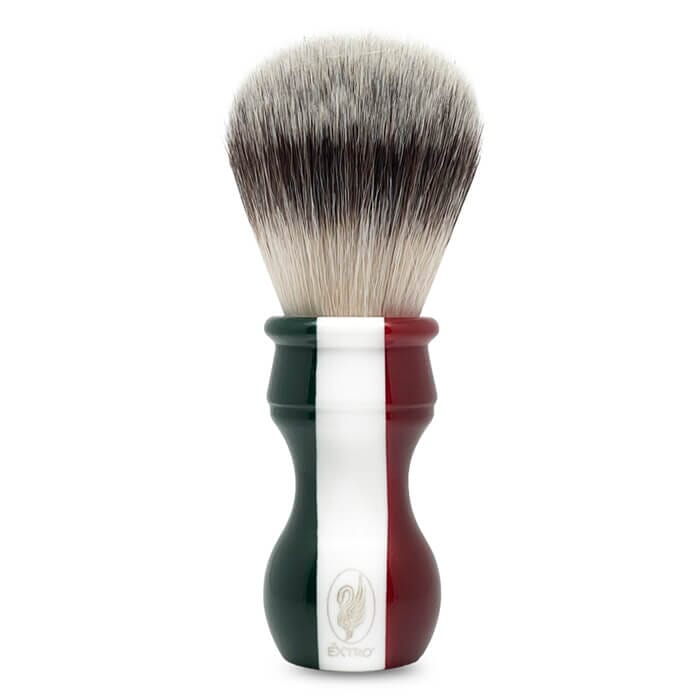 Extro pennello da barba sintetico bandiera Italiana medium soft