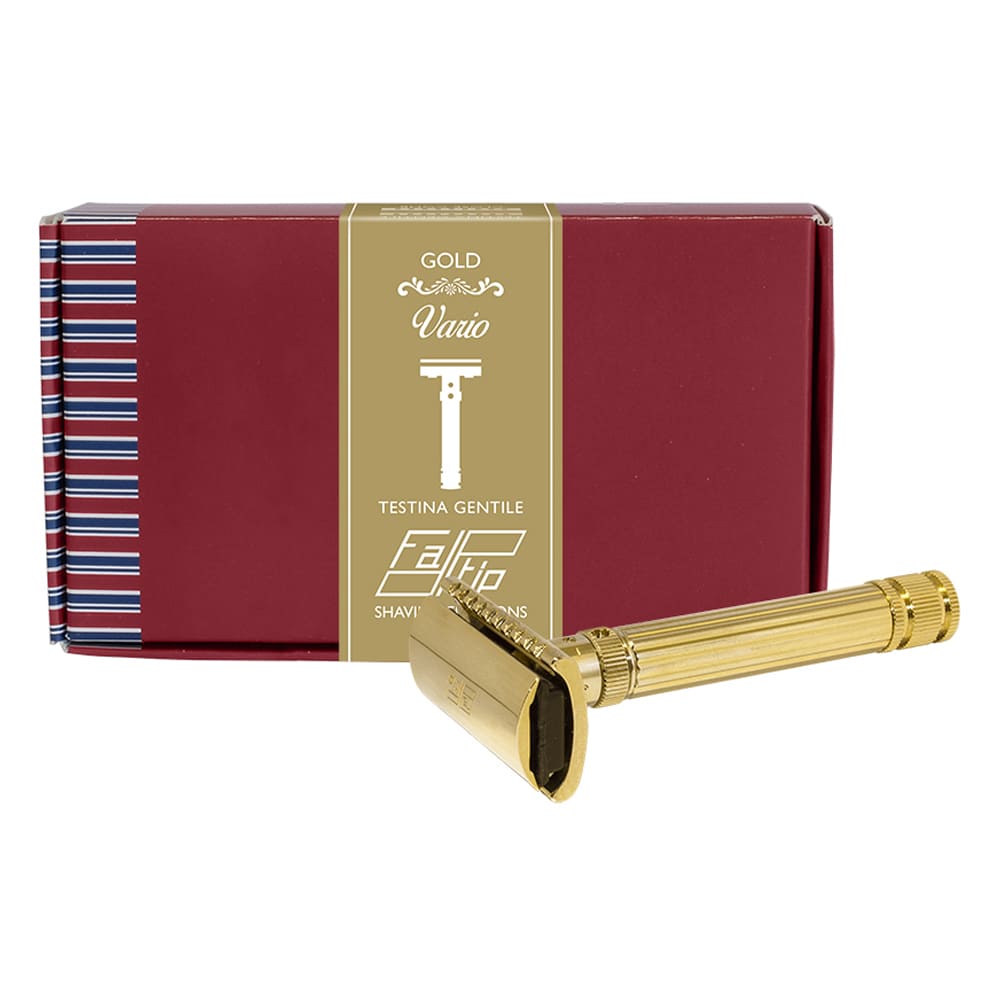 Fatip rasoio di sicurezza regolabile Vario gold gentile pettine chiuso