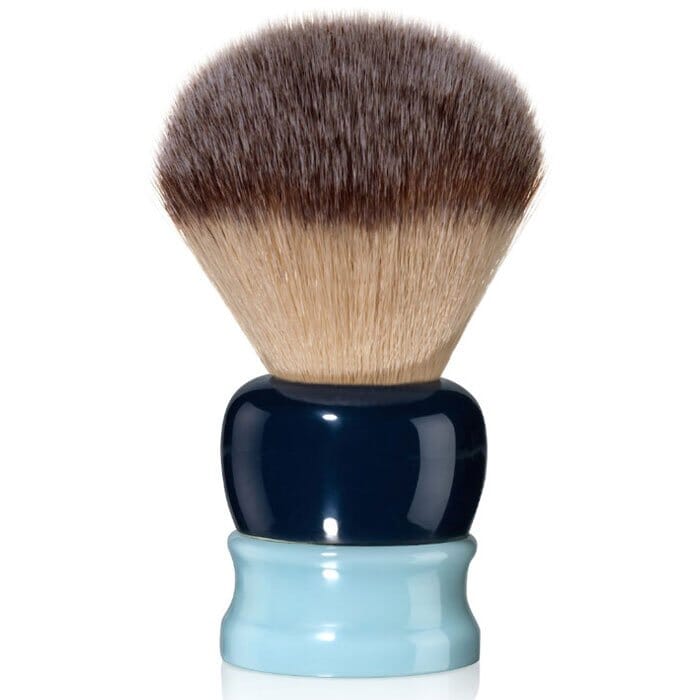 Fine pennello da barba sintetico stout Dark/light Blue 24mm