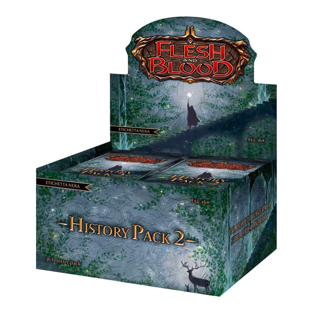 Flesh and Blood History Pack 2 Black Label Booster Box 36 bustine ITA