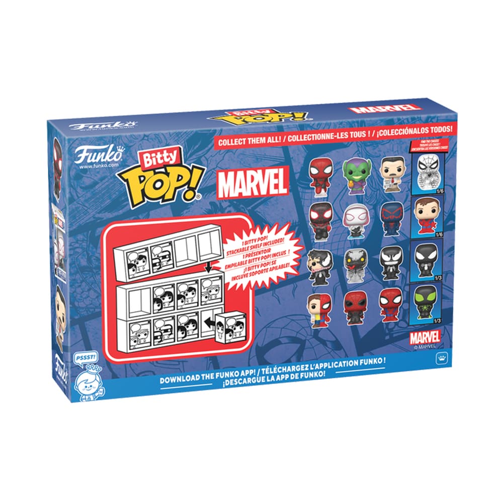 Funko Pop Spider Man Venom 4 pack Bitty Pop 2,5cm